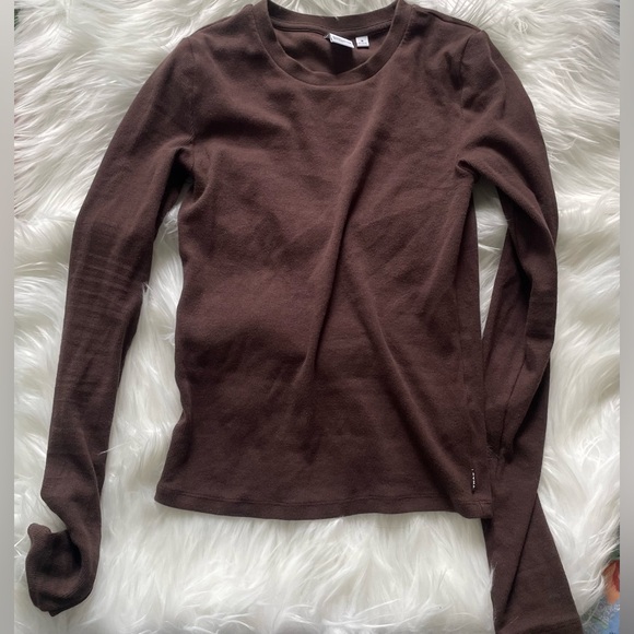 brown TNA homestretch long sleeve - Picture 4 of 6